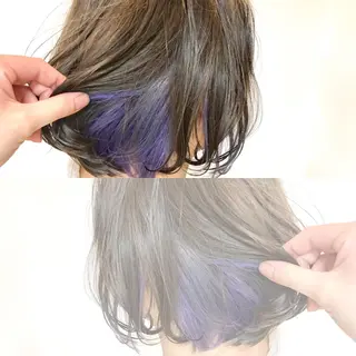 ショート カラー ヘアアレンジ スズキ シオリのヘアスタイル