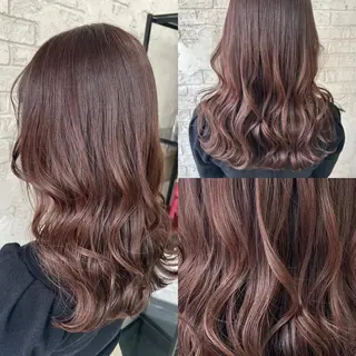 セミロング カラー エクステ＆艶カラー 🎀YURINA🎀のヘアスタイル