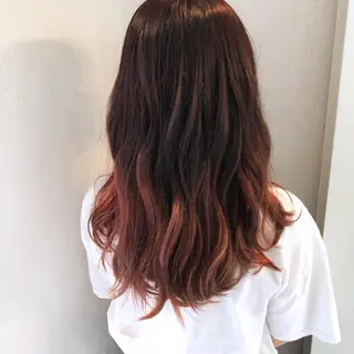 セミロング カラー 髪質改善/艶髪 やまなかのヘアスタイル