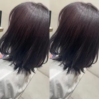 カラー レイヤーカット/透明 感カラー🐬永井瑠栞のヘアスタイル