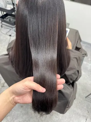 セミロング 髪質改善メニュー 長井 美佐子のヘアスタイル