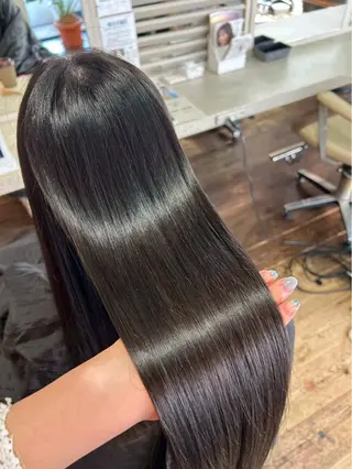 ロング カラー パーマ 💎髪質改善専門 jewel boxのヘアスタイル