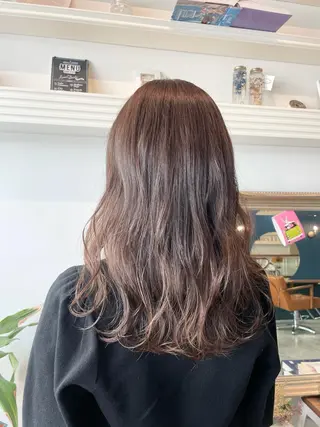 セミロング カラー 💐パーソナルカラー /市橋加菜💐のヘアスタイル