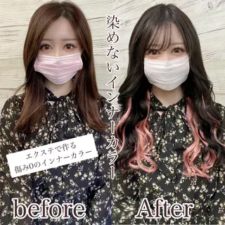 ロング カラー ヘアアレンジ LAVENDIA 初音のヘアスタイル
