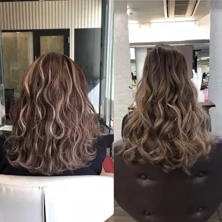 ミディアム カラー ヘアアレンジ 大塚 貴之のヘアスタイル