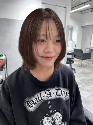 ショート カラー 透明感/レイヤー 🇰🇷tomonaのヘアスタイル