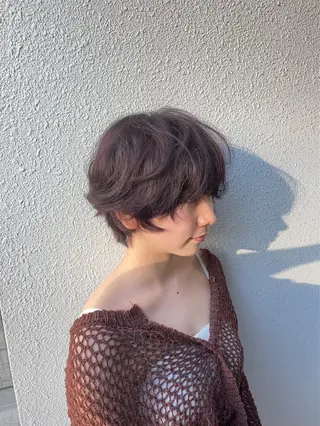 ショート パーマ bob / perm 松原吹季のヘアスタイル