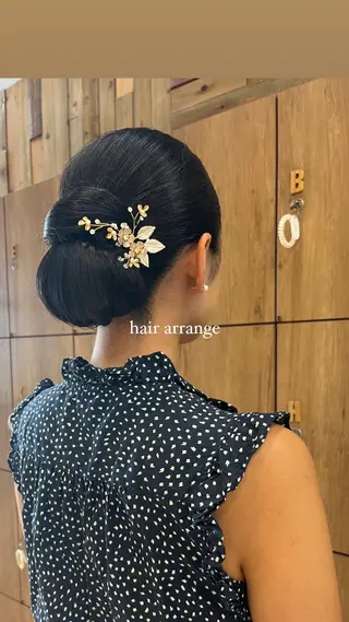 ヘアアレンジ 黒田瀬奈/ボブ まろやかベージュのヘアスタイル