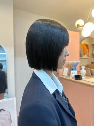ショート 安井 美咲希のヘアスタイル