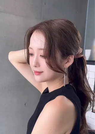 セミロング カラー 🌫️大人韓国ヘア 🌫️naoyaのヘアスタイル