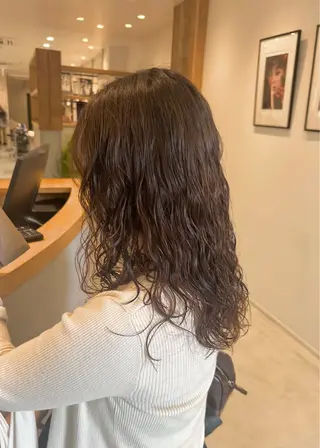 ミディアム パーマ/名古屋パーマ / コデラ ナナホのヘアスタイル