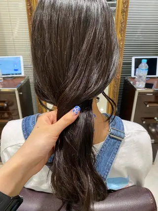 セミロング 🎗️【ヘアセット 美眉】吉川玲🎗️のヘアスタイル