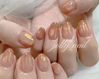 ネイル Jolly チップ長さだしのネイルデザイン