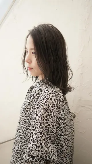 セミロング カラー ショート/髪質改善/ 【きち】のヘアスタイル