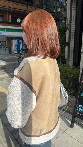 カラー 透明感カラー🫧 高田李胡のヘアスタイル