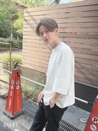 メンズ メンズパーマ外屋敷 航のヘアスタイル