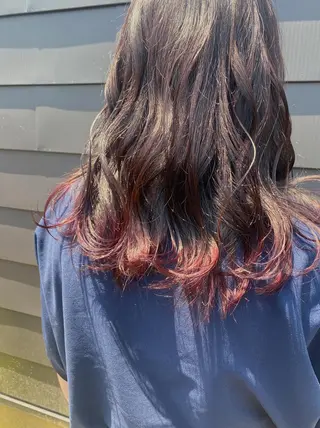 ロング カラー アクイールグラッセ 滝村鈴夏のヘアスタイル