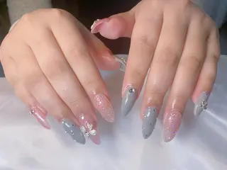 ネイル ハイネイル 自宅サロンのネイルデザイン