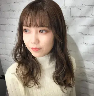 セミロング 【似合わせカット】 松尾一気のヘアスタイル