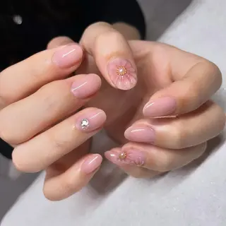 ネイル パラジェルネイル 大人可愛/シンプルのネイルデザイン
