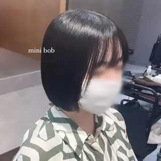 ショート Mimi🎀ブリーチ なし透明感 Ｗカラーのヘアスタイル
