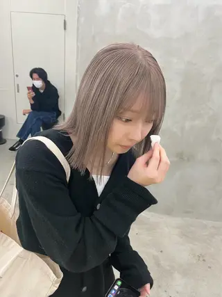 ショート カラー 🌿似合わせ透明感 カラー松本朋幸🌿のヘアスタイル