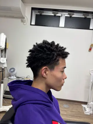 パーマ メンズ パーマ特化美容師 ナガイのヘアスタイル