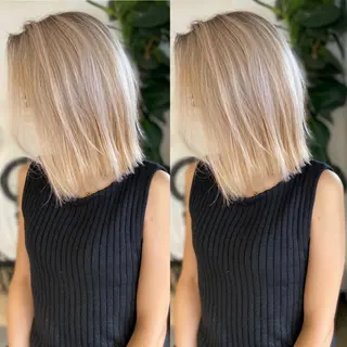 ショート カラー ｎ／ｍ所属・桜木町駅徒歩5分 ハイライト横浜No1のヘアスタイル