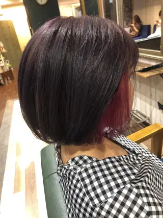 ミディアム 山崎 晃治のヘアスタイル