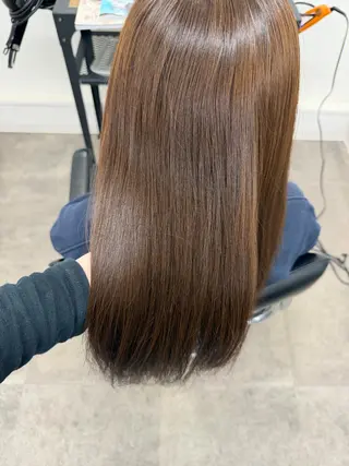 ロング 近藤 愛理のヘアスタイル
