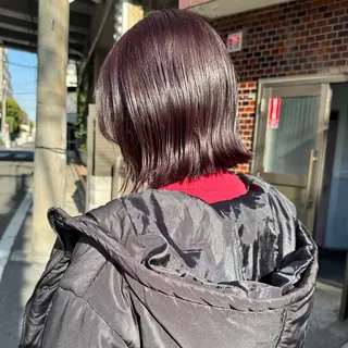 ミディアム カラー 暖色カラー/ブリーチ 🎀オビツメイ🎀のヘアスタイル
