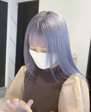 ロング パーマ カラー ヘアアレンジ キッズ メンズ ネイル アイブロウ マツエク・マツパ Eirデザイナーズ サロン茶屋町tomoのヘアスタイル