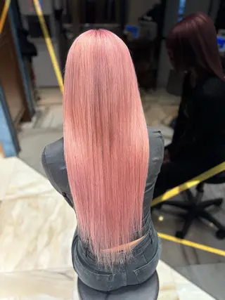 ロング カラー 大阪 梅田/ ハイトーン/エクステのヘアスタイル