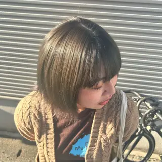 ミディアム カラー レイヤー/ブリーチ/ 渋谷/ルル🌿のヘアスタイル