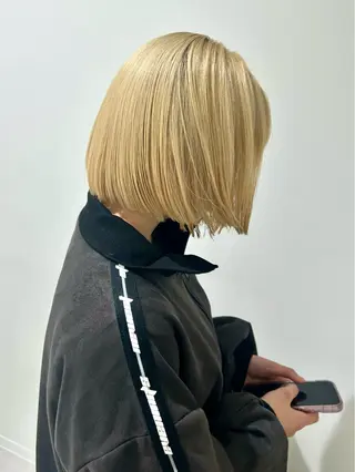 ショート 👔ボブ﹨髪質改善 ストレート🩳ももかのヘアスタイル