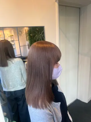 セミロング 高田 羊真のヘアスタイル