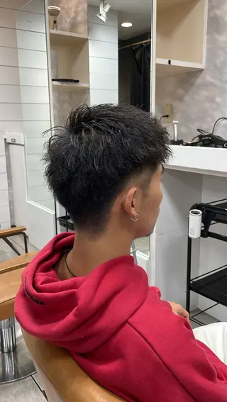 ショート パーマ メンズ 似合わせ/前髪カット /店長   村上直也のヘアスタイル