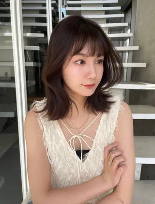 ミディアム レイヤーカット🎀 kanaのヘアスタイル