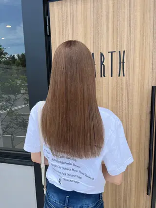 カラー 福島 果音のヘアスタイル