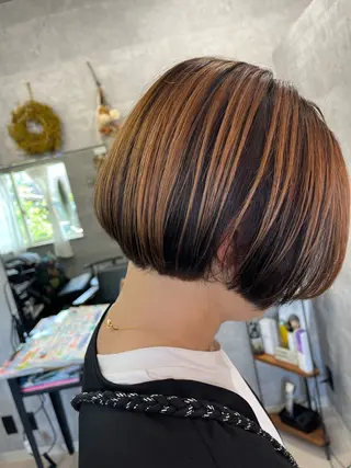 ショート ヤマモト ヒロミのヘアスタイル