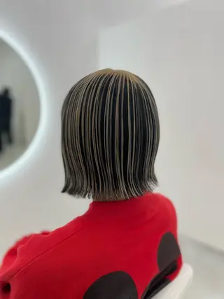 ショート カラー ✄﻿aini天王寺 ✄﻿ゆ乃のヘアスタイル
