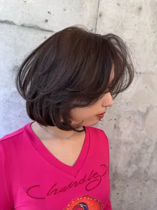 ミディアム レイヤーカットモデル 募集/藤原一真のヘアスタイル