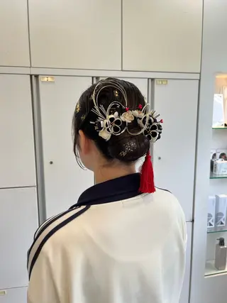 ヘアアレンジ 🫧松尾彩舞樹🫧 アレンジ/艶カラー✨のヘアスタイル