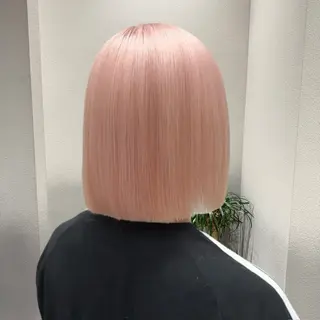 ショート カラー ✨ブリーチ支持No1 複雑履歴修正/舘岡のヘアスタイル