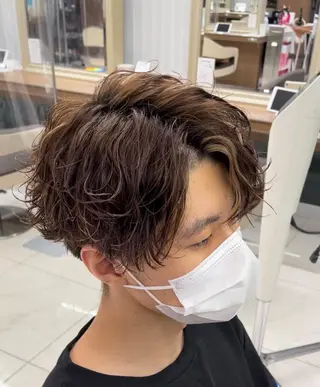 カラー パーマ メンズ 【メンズ特化】 池田大成✂︎のヘアスタイル