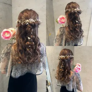 ロング ヘアアレンジ 美髪× ヘアセット✨Araiのヘアスタイル