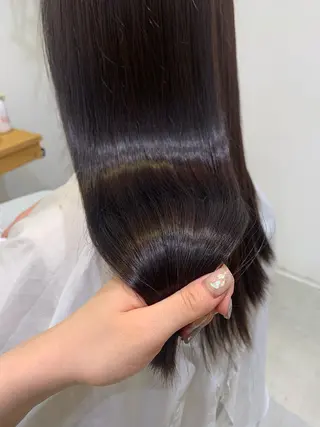 ロング 川口 絵理のヘアスタイル