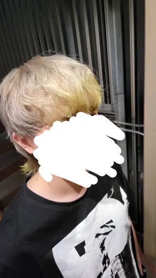 カラー メンズ しみず ゆきのヘアスタイル