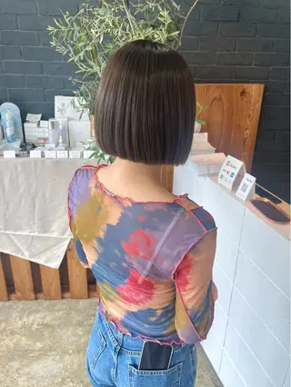 ミディアム カラー 🪞Unge チヒロ 女性限定のヘアスタイル