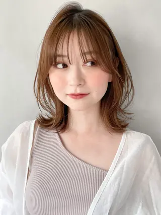 ミディアム カラー 【lyann表参道】 大内優衣のヘアスタイル